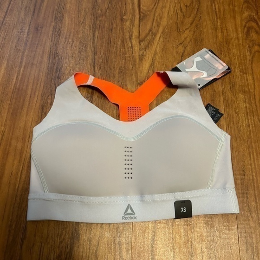 Reebok Puremove sports bra xs new nwt gray